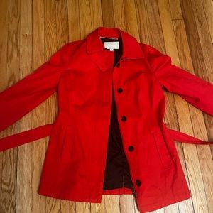 Banana Republic lightweight trench/jacket red
